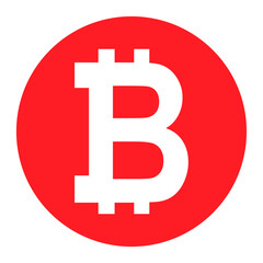 Obraz premium Bitcoin web coin, internet electronic crypto design symbol, digital pay vector illustration