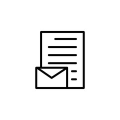 mail report icon email, data flat icon for app web logo banner poster icon - SVG File