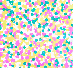 seamless pattern with colorful circles