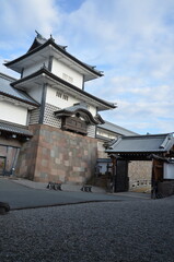 Fototapeta premium 金沢城 橋爪門(一の門)・橋爪門続櫓