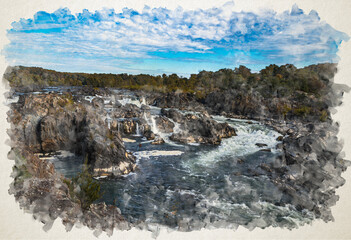 Great Falls on the Potomac Rvier
