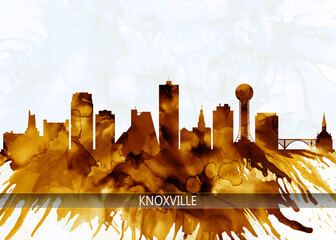 Knoxville Tennessee Skyline - obrazy, fototapety, plakaty