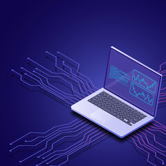 blueprint of a computer