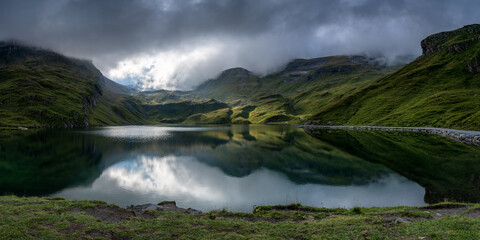 Bachalpsee panorama near Grindelwald, Switzerland