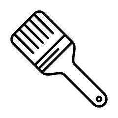 Renovation, Paint Brush Icon Logo Design Vector Template Illustration Sign And Symbol Pixels Perfect