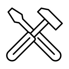 Maintenance Icon Logo Design Vector Template Illustration Sign And Symbol Pixels Perfect