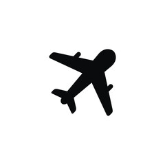 Plane icon isolated on white background