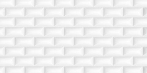 Random inset rounded white cube boxes or bricks block background wallpaper banner template