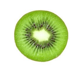 Kiwi fruits slice on transparent png