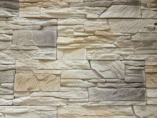 modern wall design. stone wall texture. pattern decorative stone  background