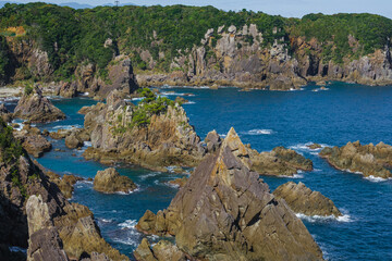 Obraz premium 和歌山県 串本町の海金剛と海景色