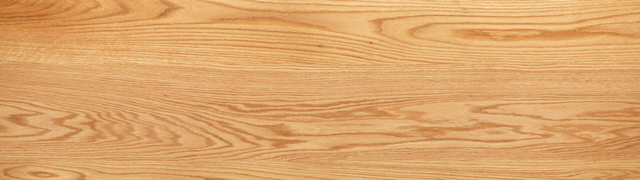 Extra long oak plank tabletop background. Oak planks texture. Wooden planks texture background.