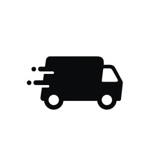 Car delivery icon isolated on white background