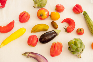 Fresh from the market - mixed vegetables