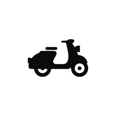 Fototapeta premium Motorbike icon isolated on white background