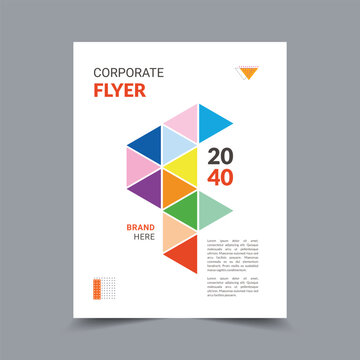 Corporate Brochure, flyer, Annual reports, Leaflet, poster, magazines, book Cover Design Template