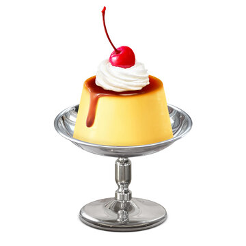 プリン イラスト リアル