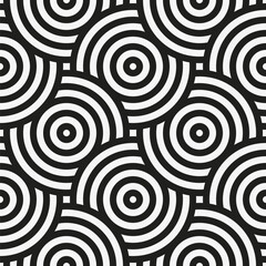 seamless  geometric  circles abstract background seamless pattern vector design.
