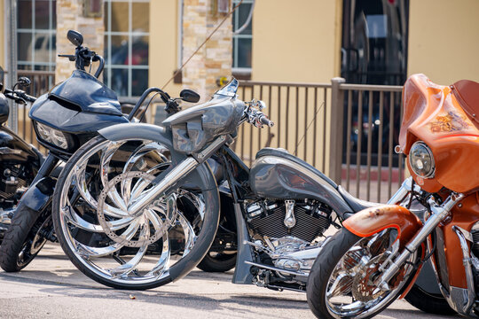 Big 3d wheel conversion Harley Davidson Motorcycle