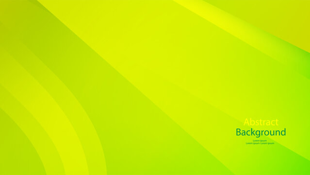 green and Yellow color background abstract art vector