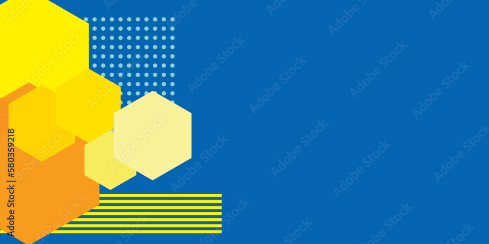 Poster background retro pattern with shaded arrangement of geometric connected images