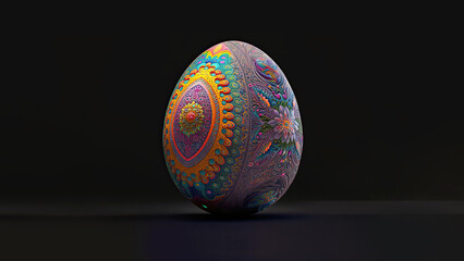 Obraz na płótnie Canvas Easter Concept with Designer Egg.