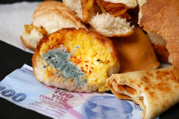 waste of bread, scarcity of food in the world, global hunger,