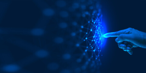 Digital Transformation concepts for the future technology era.	