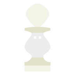 Pawn flat icon style