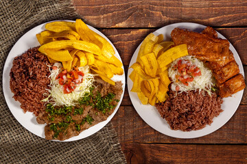 Nicaraguan typical cuisine fritanga - Nicaragua - Salvador - Guatemala - Miami 