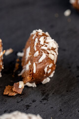 delicious and soft chocolate coconut cakes for dessert