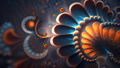 Colorful Fractal Style Desktop Wallpaper