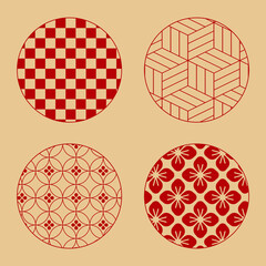 和柄パターンセット。お得なパターンスウォッチ付き！