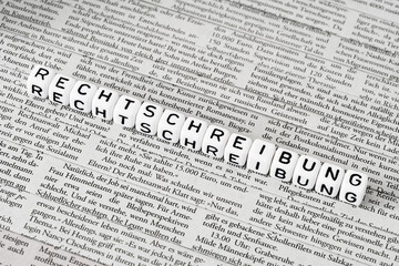 Obraz premium Rechtschreibung