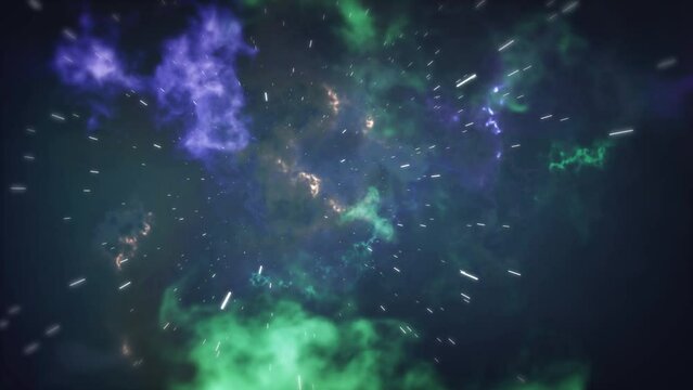 Flying In Orion Nebula 4K is motion footage for scientific and cinematic films in outer space. Also great backgrounds for scenes and titles, logos., animation loops
