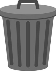 clean trash can vector with no trash