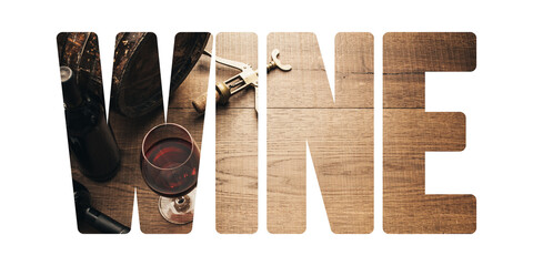 Wine and fine drinking concept