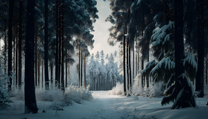 forest in winter