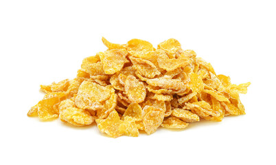 Cornflakes isolated on transparent background. PNG