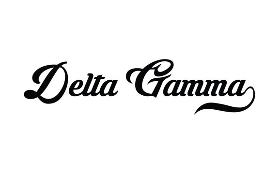 Delta gamma typography, ΔΓ letters