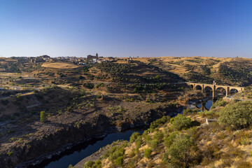 Obraz premium Puente de Alcantara in Extremadura, Spain