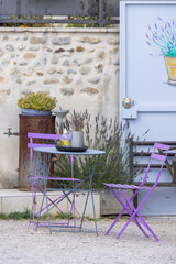 still life with lavenders in Provence, France