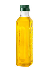 oil plastic bottle isolated