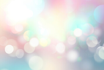Fototapeta na wymiar Glowing backdrop. Spring blurred illustration.Underwater background.Colorful okeh.