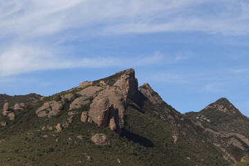 Detalle de los Mallos de Riglos