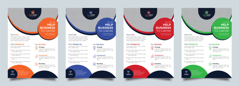 Corporate Business Flyer, Minimal Flyers business magazine. City concept in A4 layout. Brochure next-day flyer design template vector. Cover book portfolio presentation poster.