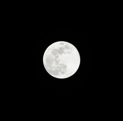 full moon in the night sky