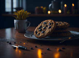 Perfecting the Art: Bright and Cluttered Table Setting for Cookie Product Photography