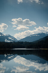 lake in the mountains