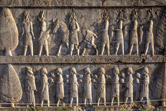 The Northern Stairway of Apadana, Persepolis, Iran